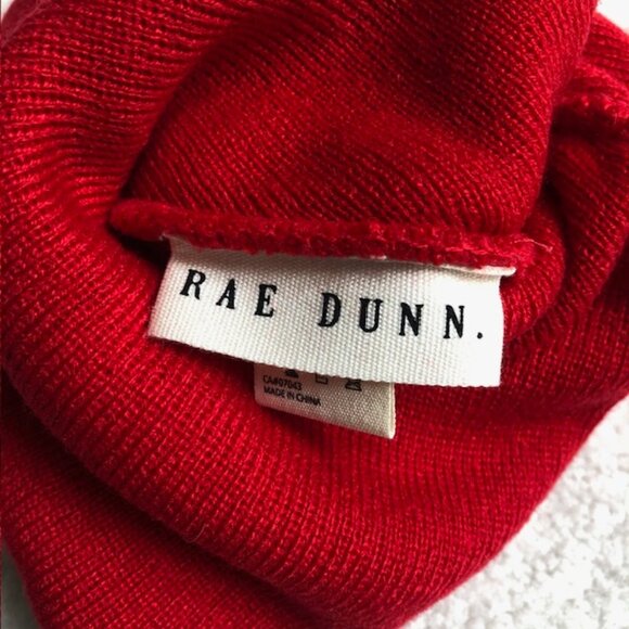 SALE 2 for $26 / 3 for $33 Rae Dunn MERRY Knit Beanie Hat Christmas Toque,  NWT - Picture 5 of 6